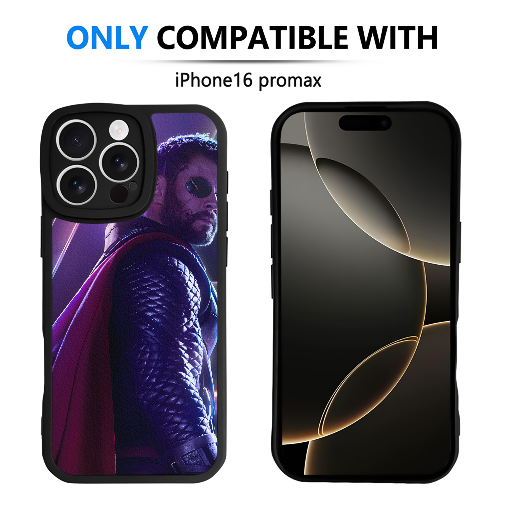 （画像用） アベンジャーズ The Avengers 【iPhone 16シリーズ対応】シリコンスマホケース（レザー調） 材質：シリコン
